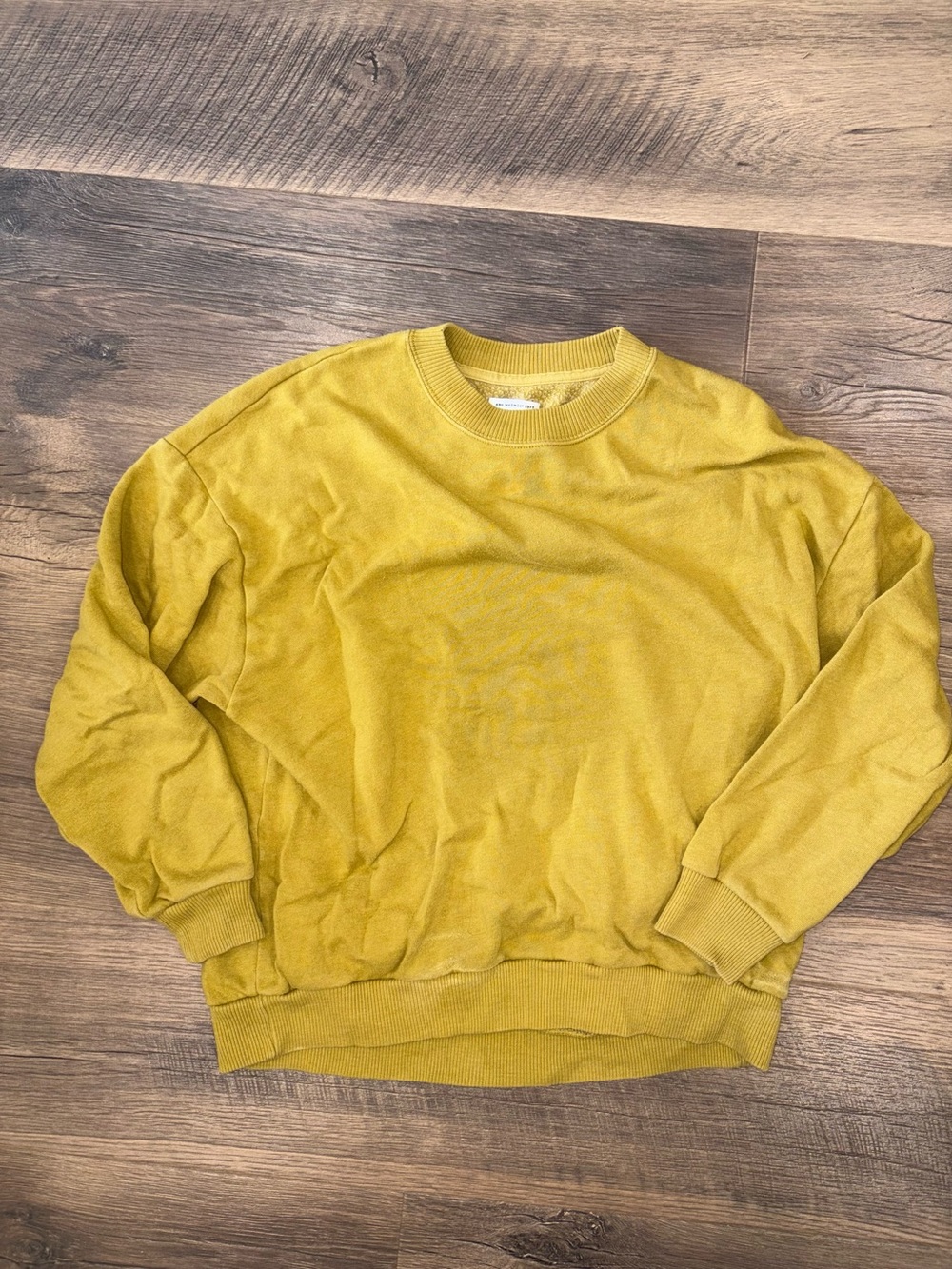 American Eagle Outfitters Mustard Yellow Crewneck Sweater